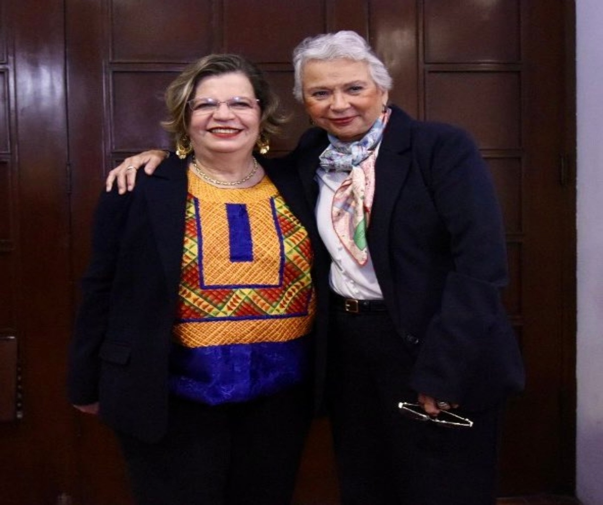 Nadine Gasman y Olga Sánchez Cordero | @nadgasman