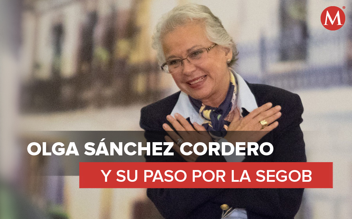 Olga Sánchez Cordero renunció hoy como titular de Segob.