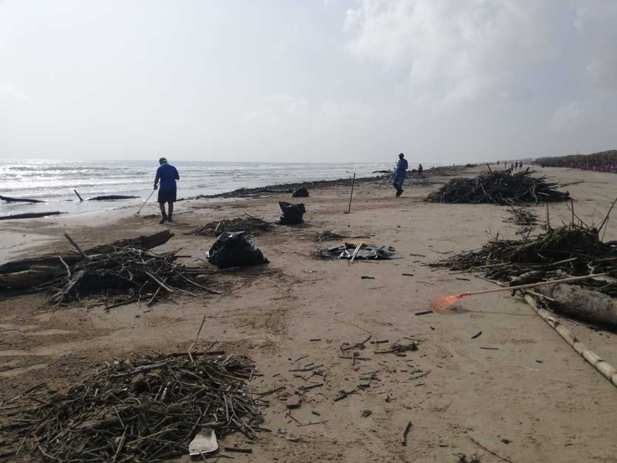 Remanentes en Playa Miramar. (Antonio Campos)