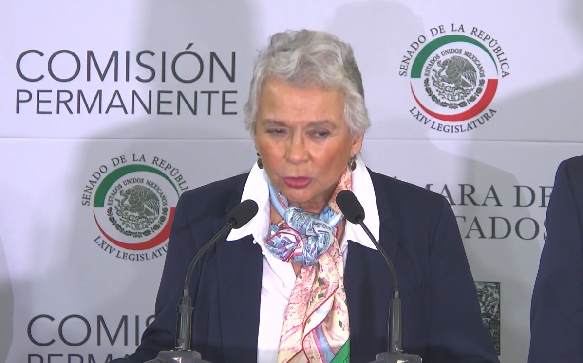 Sánchez Cordero calificó como una experiencia de vida haber sido titular de Gobernación | Captura