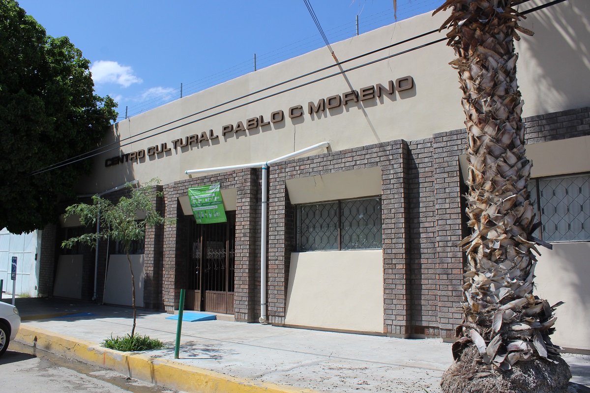 El Centro Cultural Pablo C. Moreno, lugar donde se llevó a cabo la rueda de prensa. (Claudia Luévano)