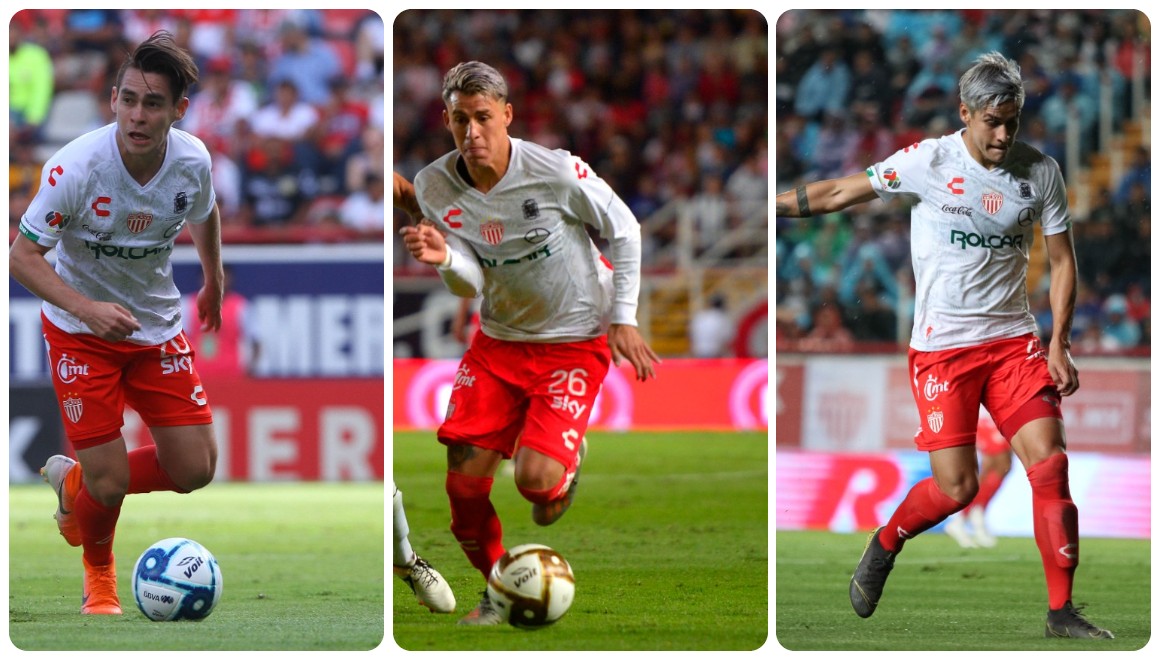 Peña, Calderón y Angulo en su paso por Necaxa (Imago7)