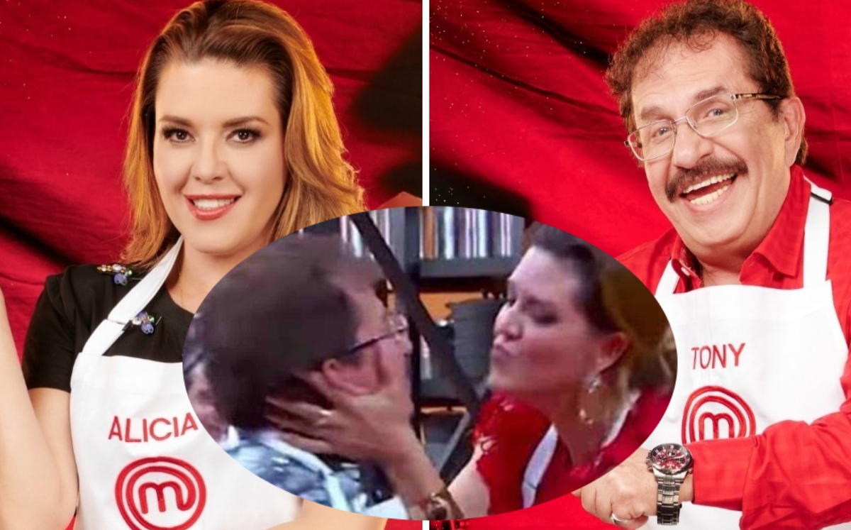 Alicia Machado y Tony Balardi sorprendieron al público (Instagram).