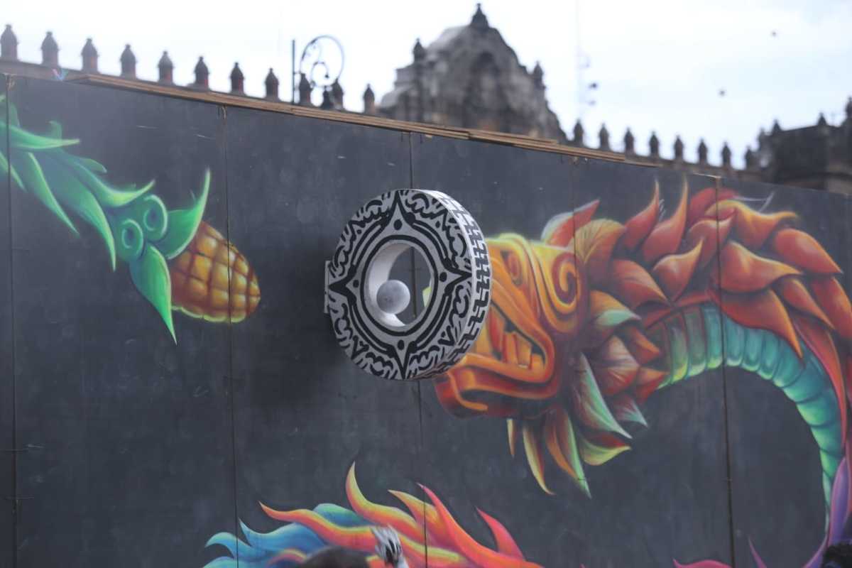Celebran Juego de Pelota en el Zócalo de la Ciudad de México. (Juan Carlos Bautista).