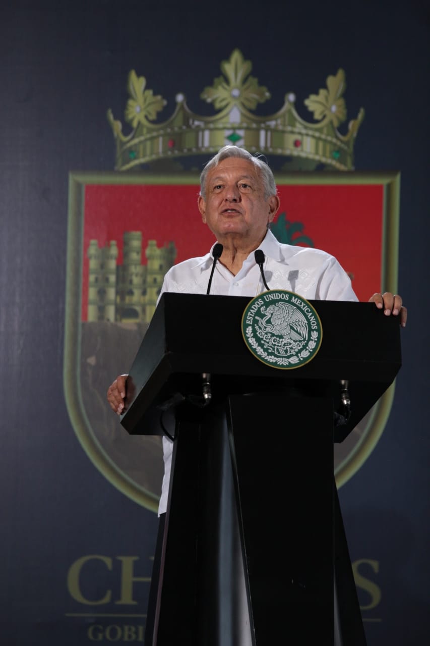El Presidente en Chiapas. (Jesús Quintanar)