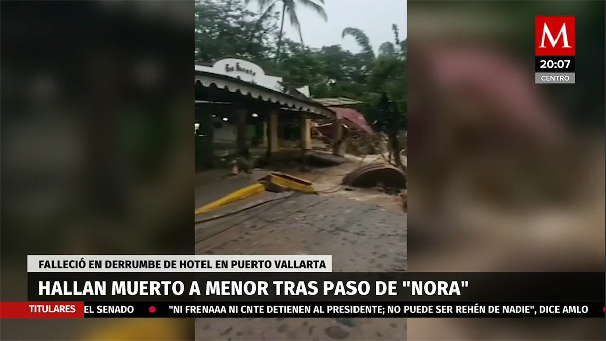 Derrumbe de hotel en Puerto Vallarta