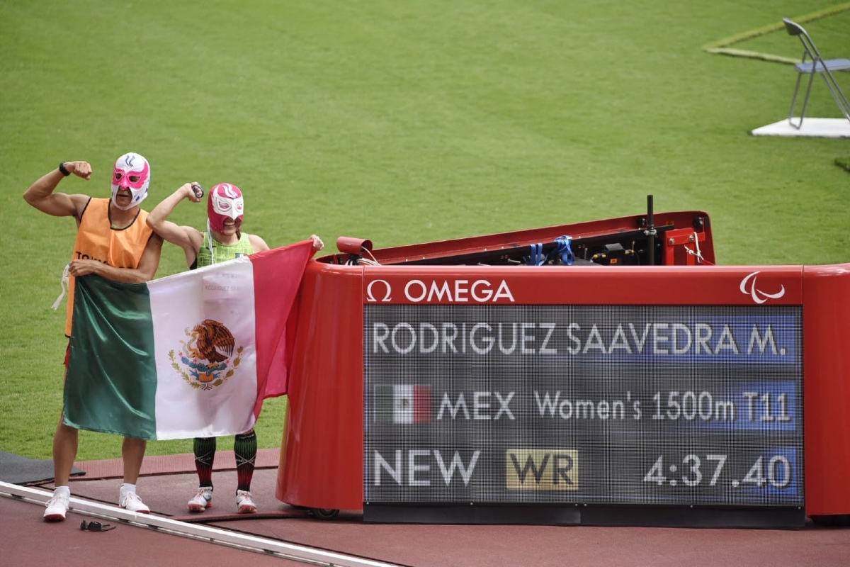 Mónica Rodríguez, récord mundial en los Juegos Paralímpicos (Twitter @COPAME)