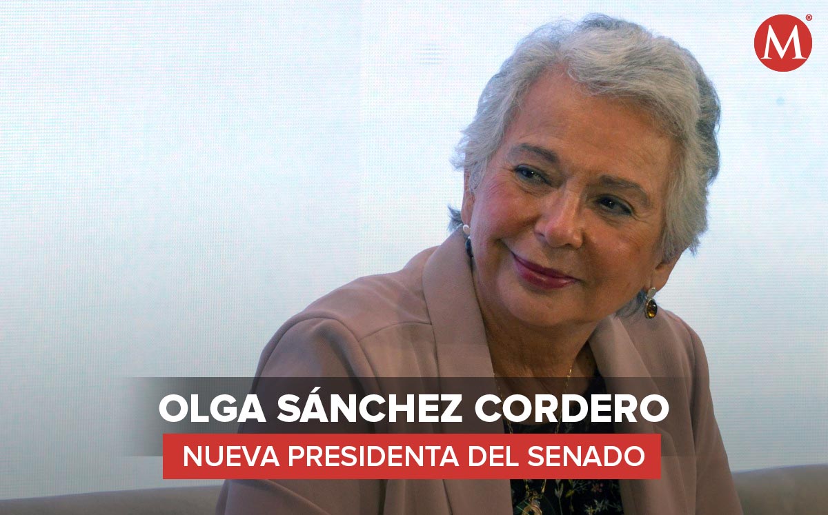 Olga Sánchez Cordero es la nueva presidenta de la Mesa Directiva del Senado