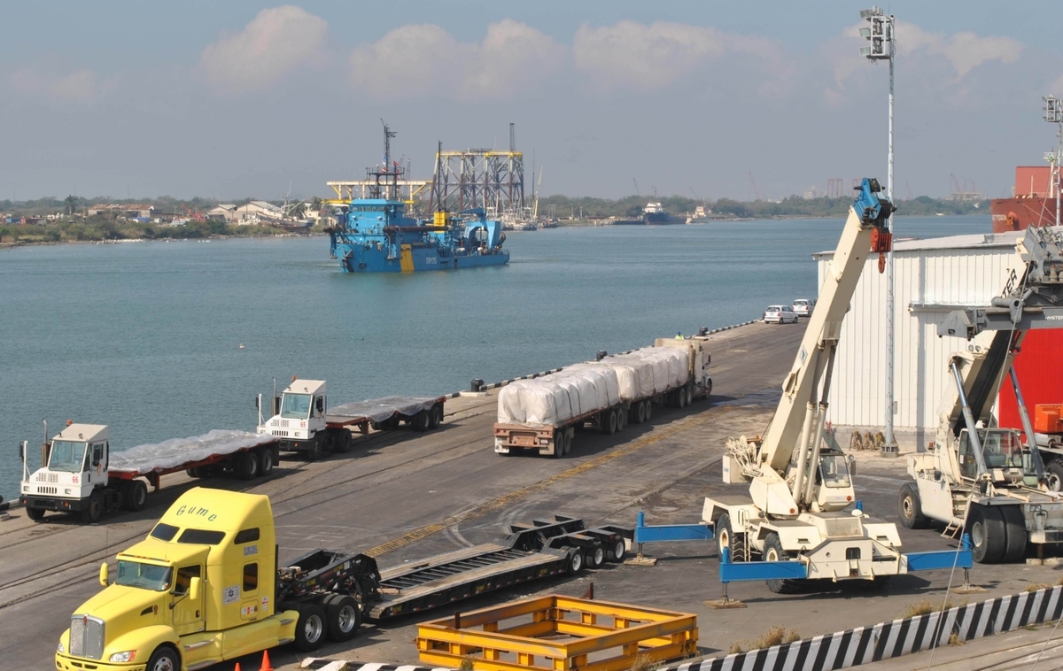 Puerto de Tampico, en Tamaulipas.
