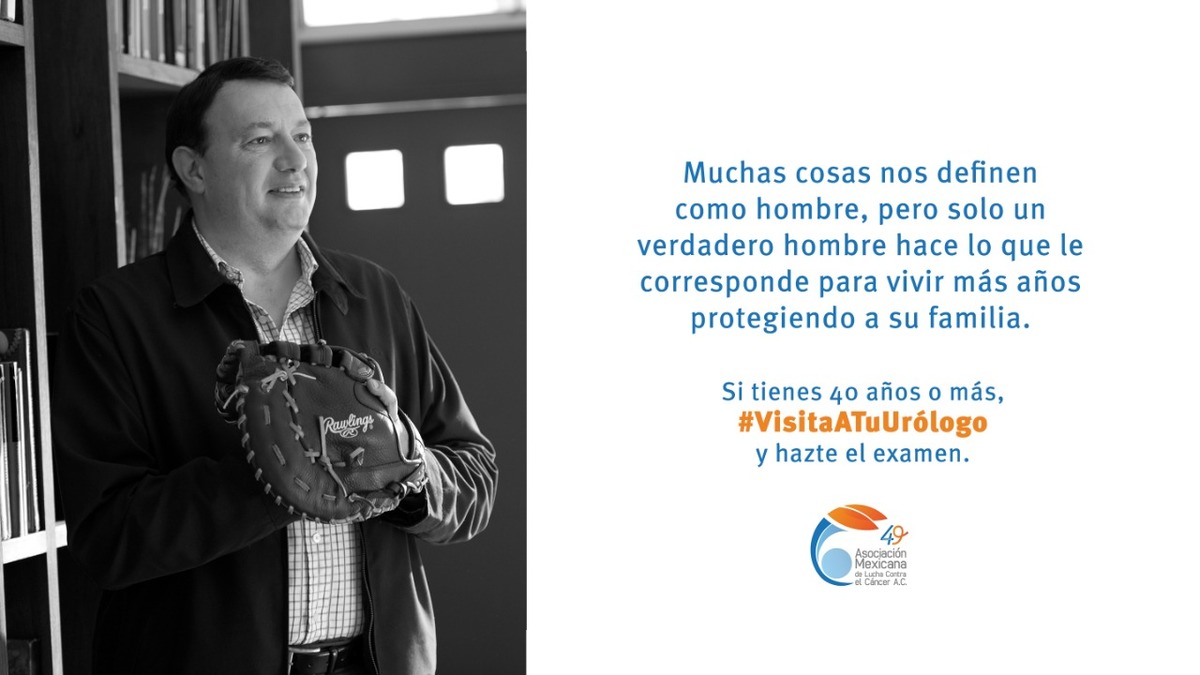 Toño de Valdés invita a los hombres adultos a hacerse una revisión de próstata. Foto: Especial