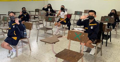Así es el regreso a clases.