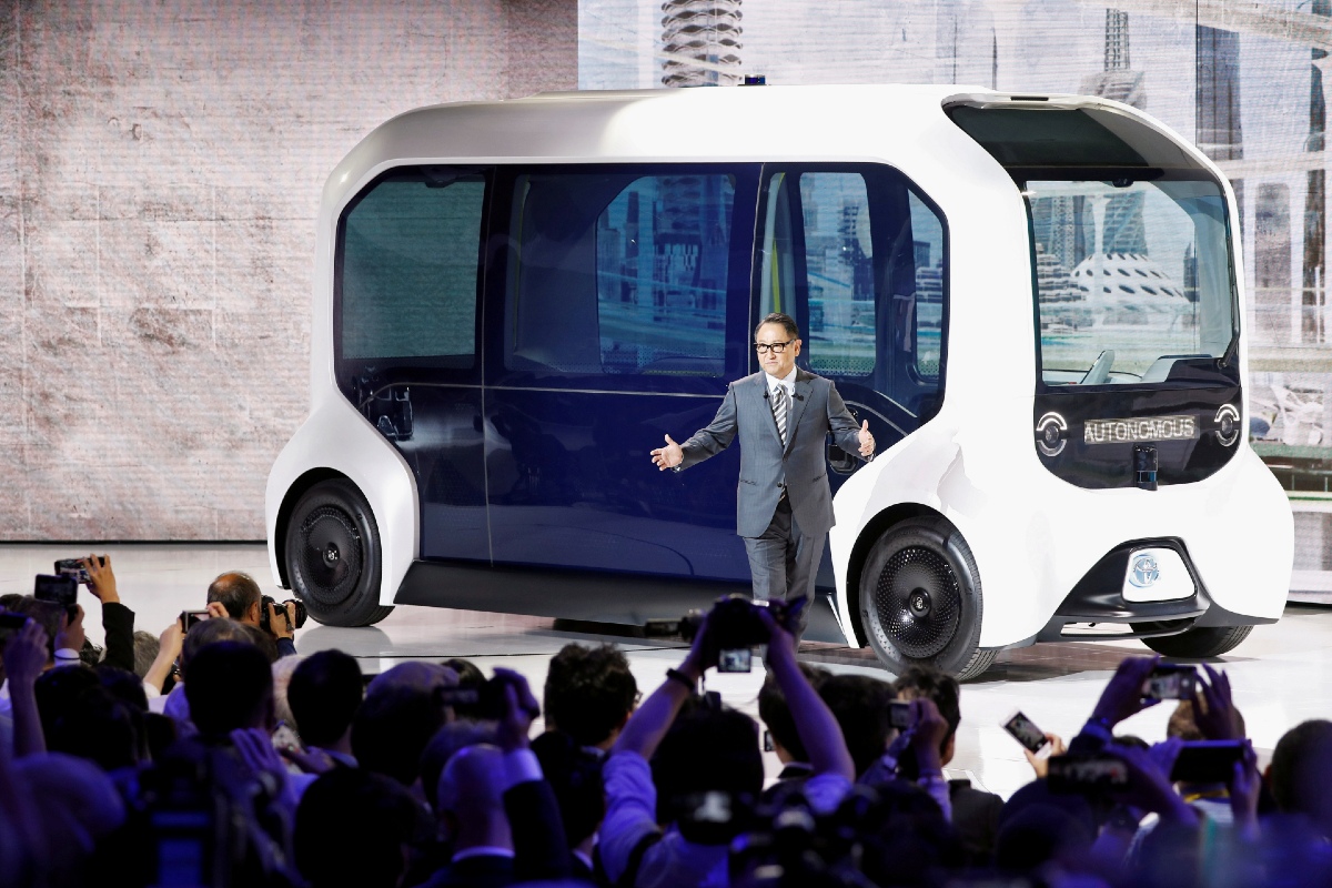 e-Palette, autobús autónomo de Toyota en la Villa Paralímpica