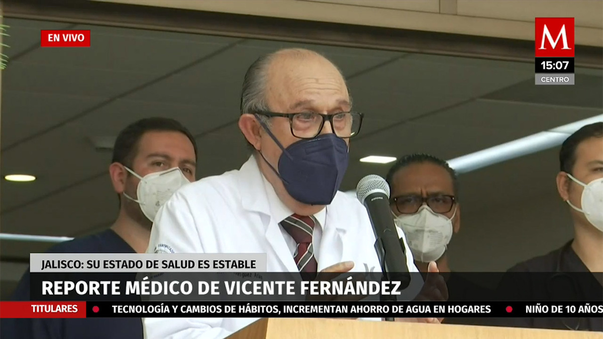 Estado de salud de Vicente Fernández, ultima conferencia de prensa