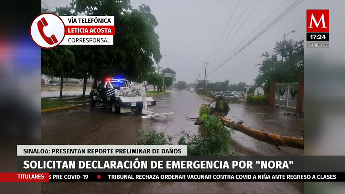 Gobierno de Sinaloa solicita declaración de emergencia