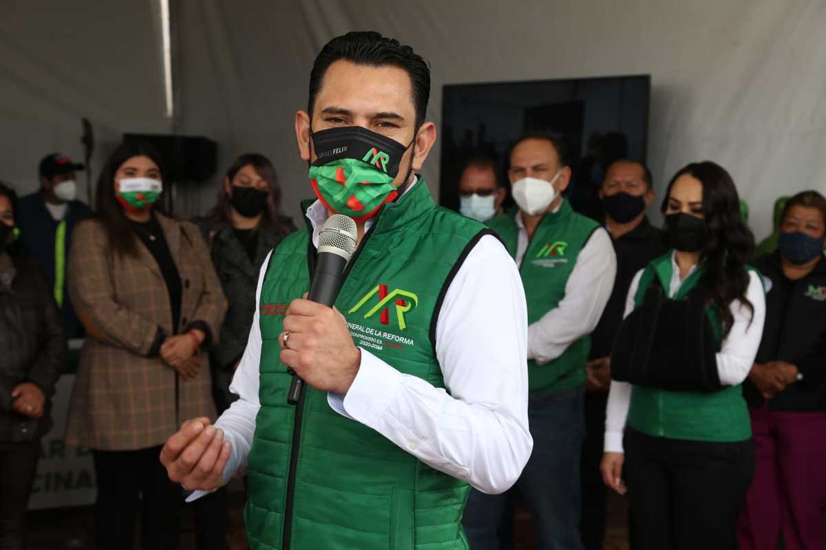 Israel Félix Soto, presidente municipal de Mineral de la Reforma. (Jorge Sánchez)