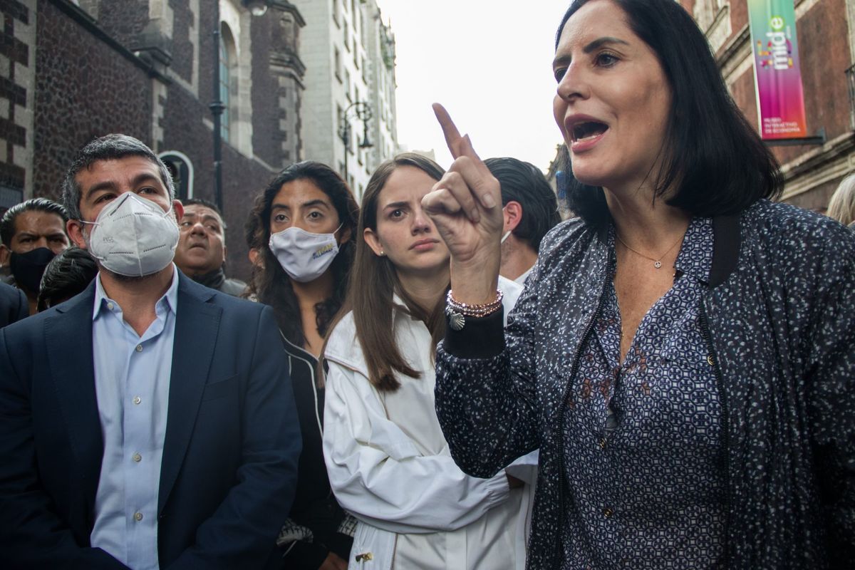 Lía Limón, alcaldesa electa de Álvaro Obregón, tras la agresión de esta tarde | Cuartoscuro
