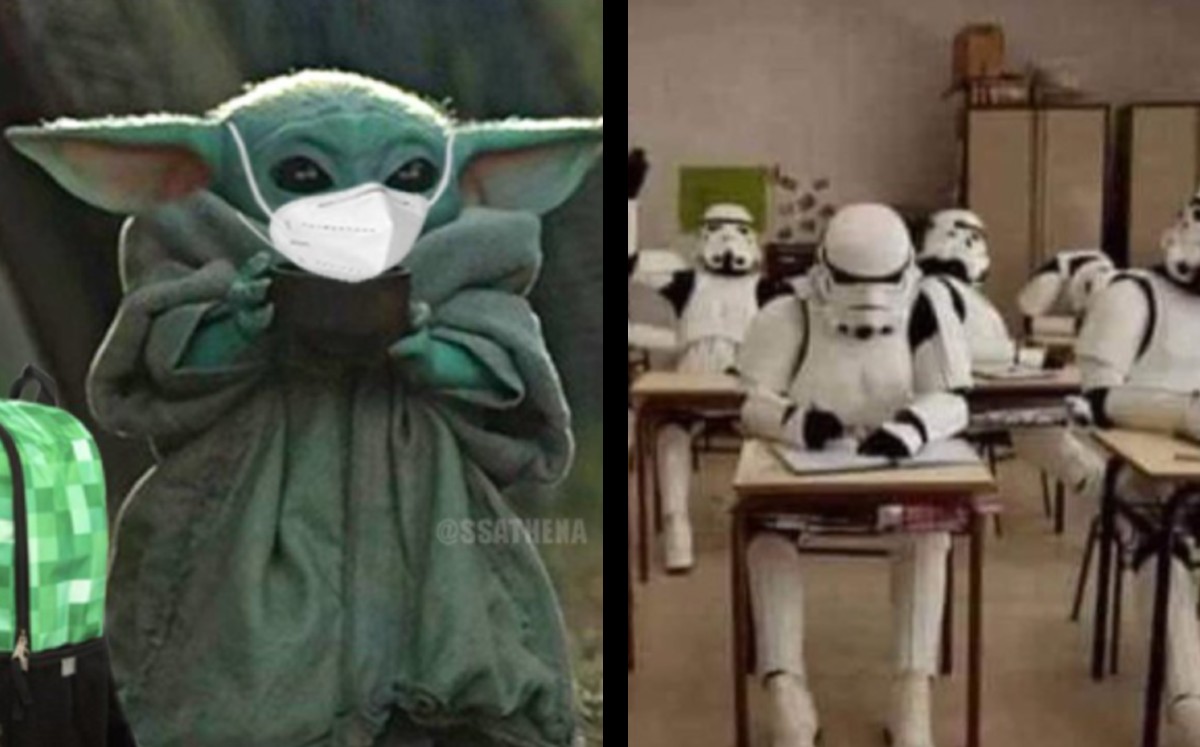 Hoy los niños y niñas regresaron a las clases presenciales; en redes reaccionan con memes. (Especial)