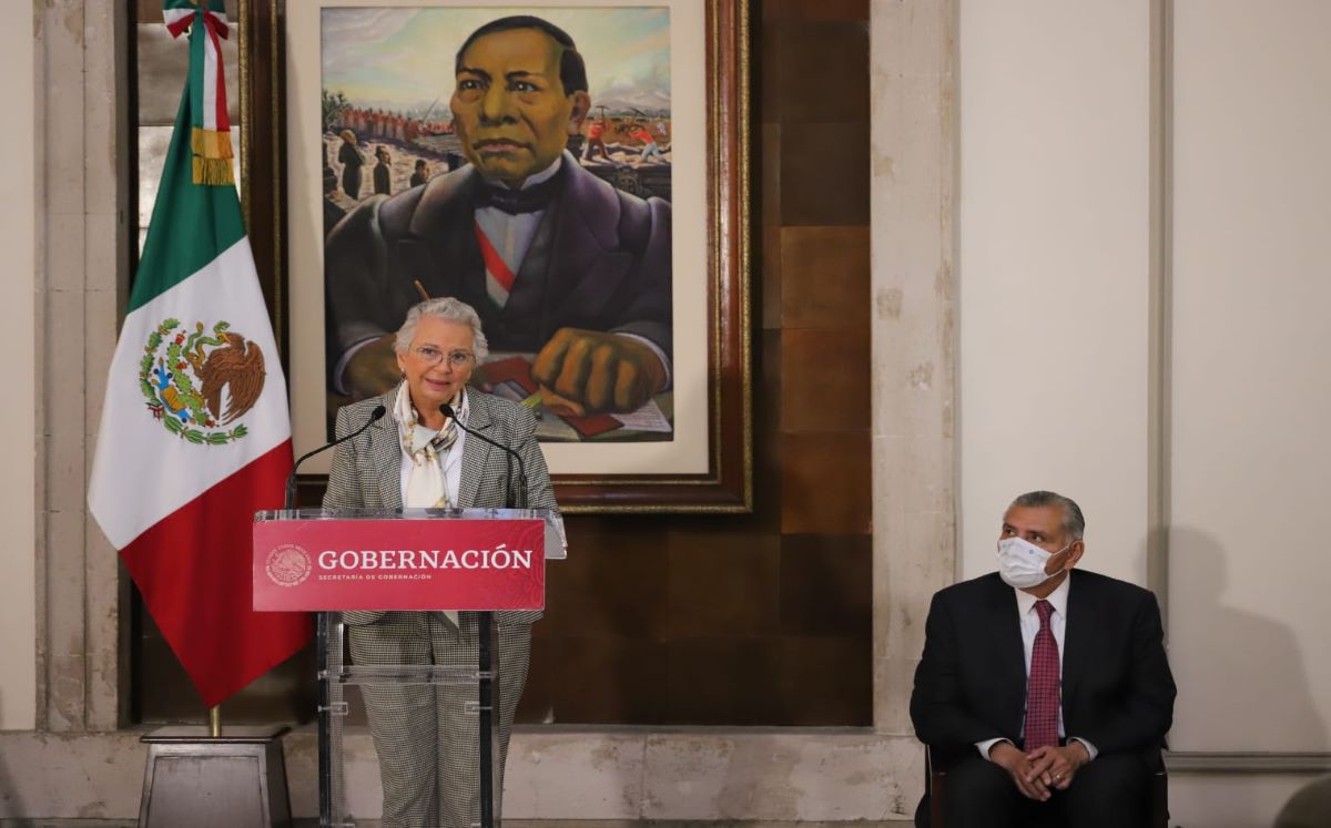 Olga Sánchez Cordero aseguró sentirse satisfecha de lo que logró durante su paso por la Segob. (Foto: Especial)