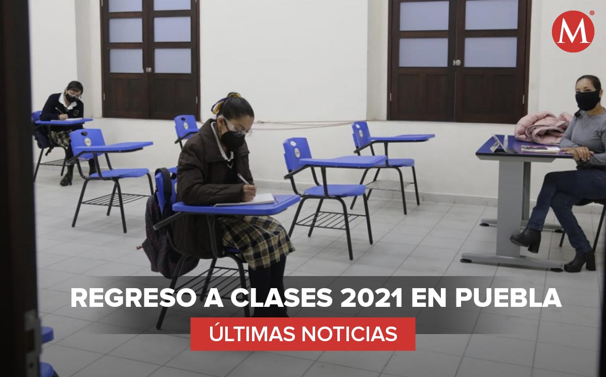 Regreso a clases 2021 en Puebla. (Andrés Lobato)