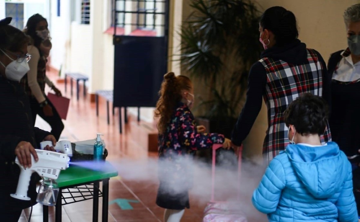 Sheinbaum dijo que más del 90 por ciento de las escuelas reanudaron clases presenciales. |  Araceli López