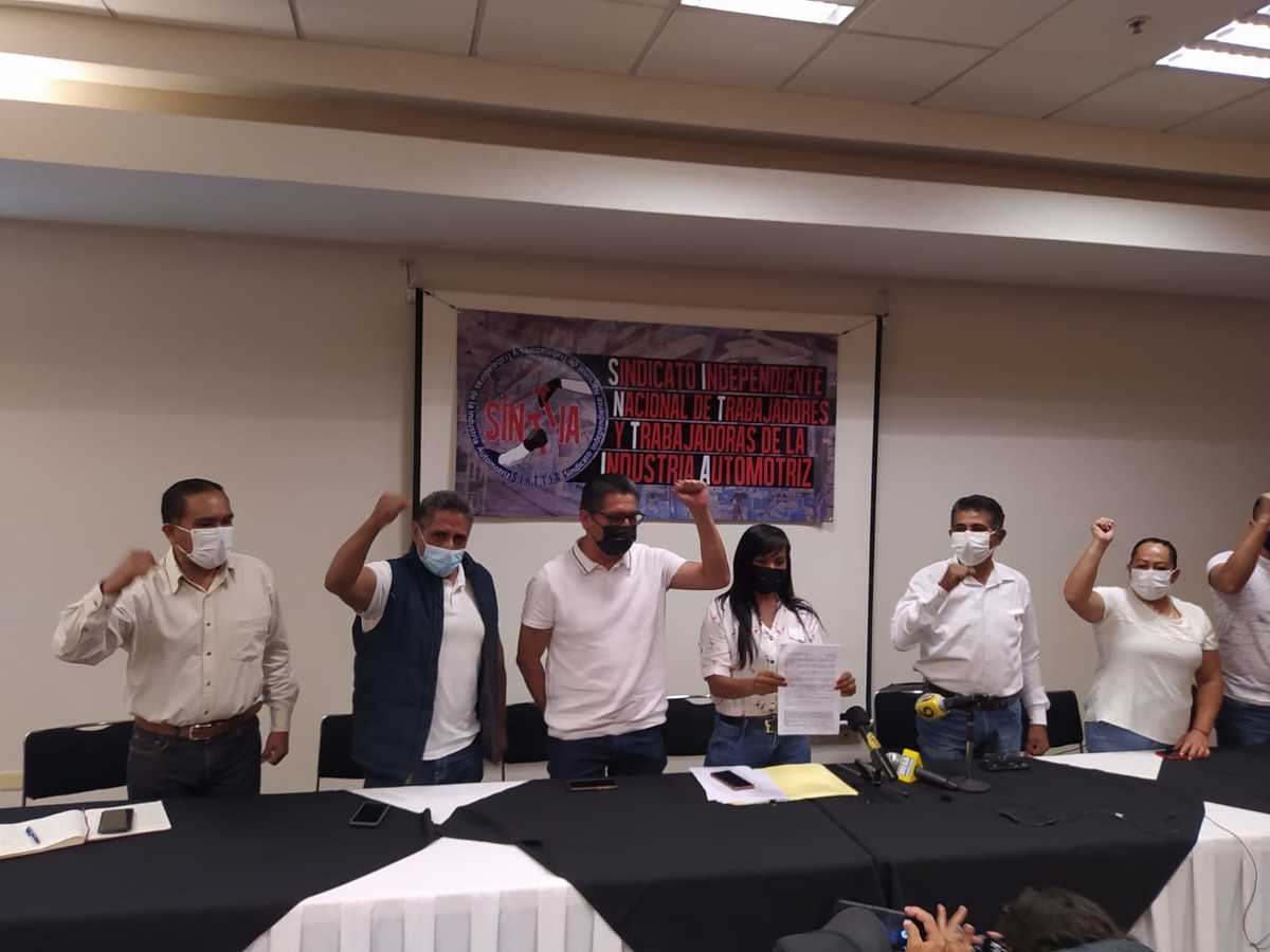 Es SINTTIA el nuevo sindicato de GM de Silao. Foto: Axel Rivas