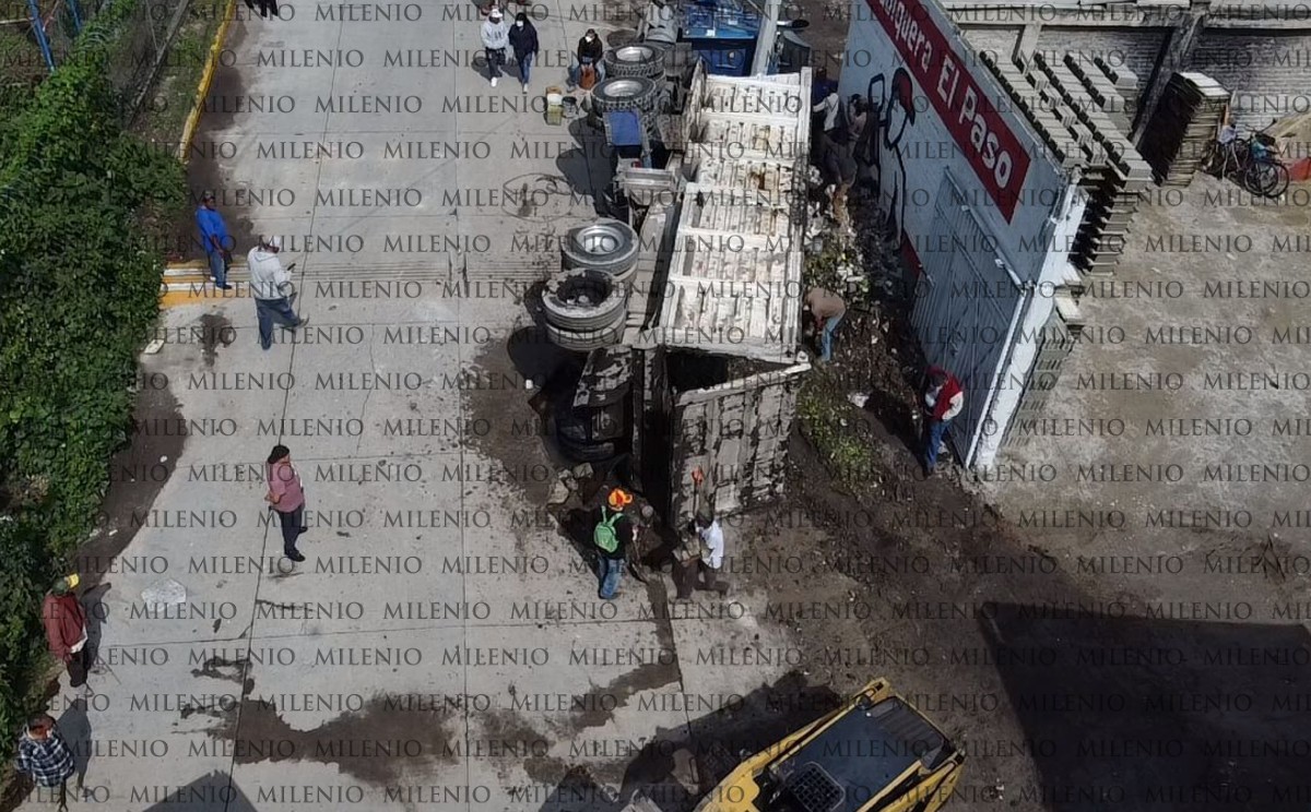 Autoridades de Protección Civil acudieron al sitio. | Osvaldo Müller