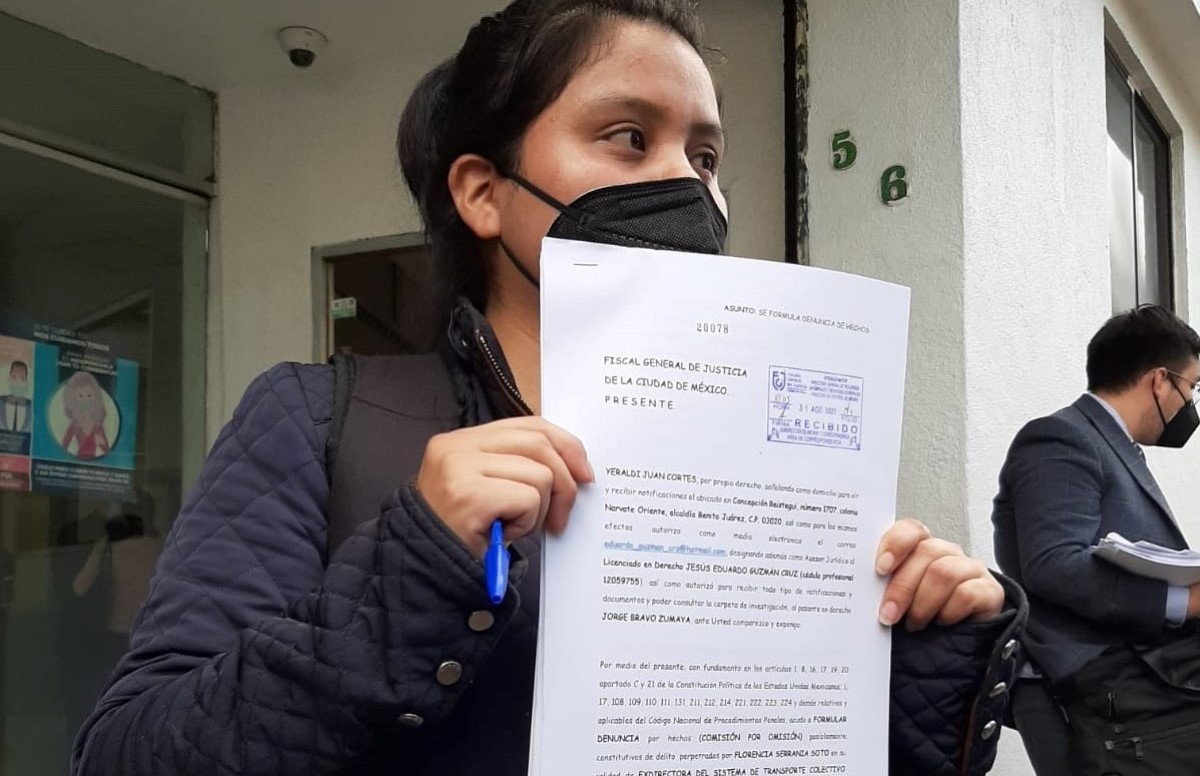 El colectivo denunció a Serranía por homicidio y daño a transporte. | Ramón Ramírez