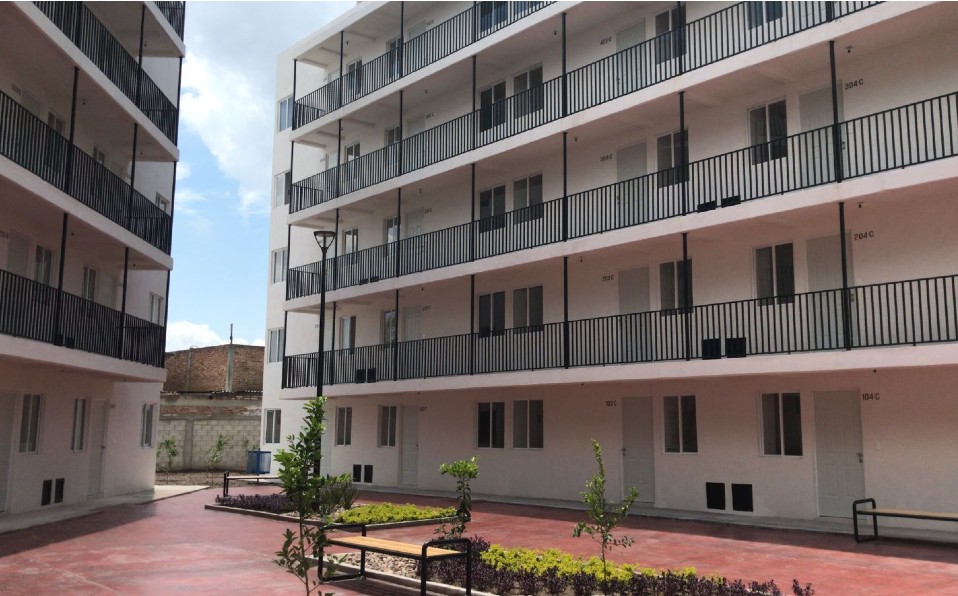 Conjunto habitacional Buenos Aires, en León.