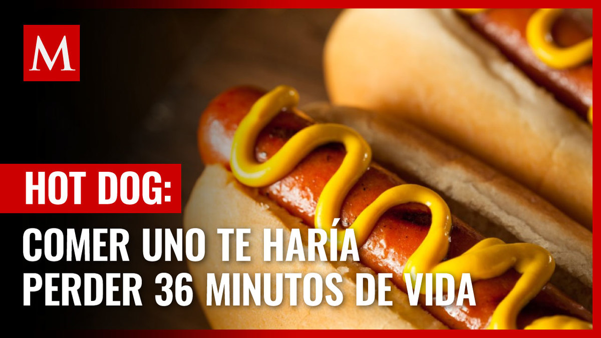 Hot dog: comer uno te haría perder 36 minutos de vida