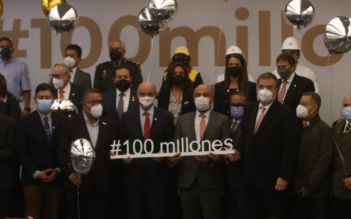 México alcanzó las 100 millones de dosis recibidas desde el 23 de diciembre del 2020. | Ariana Pérez