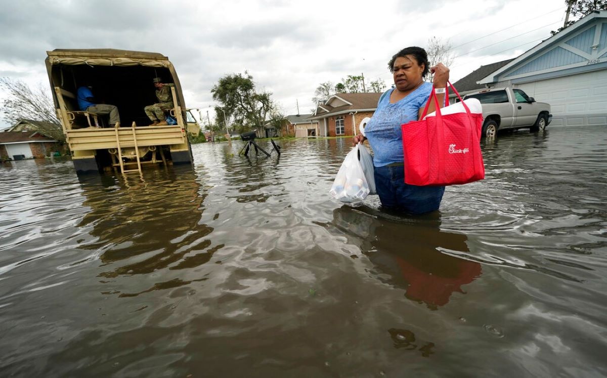 Zonas de Mississippi y Luisiana se vieron afectadas por las lluvias e inundaciones provocadas por Ida. (Foto: AP)