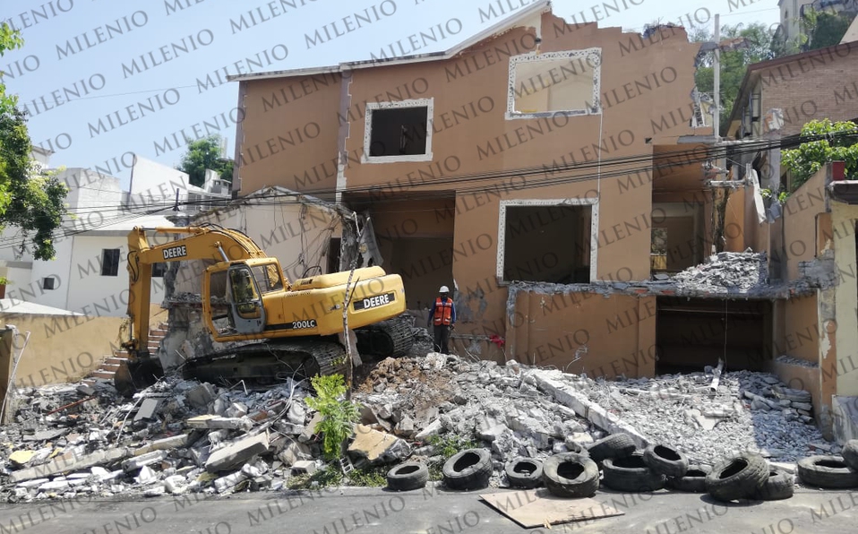 Derrumban casa donde Diego Santoy asesinó a los hermanitos de su novia. Foto: Archivo.