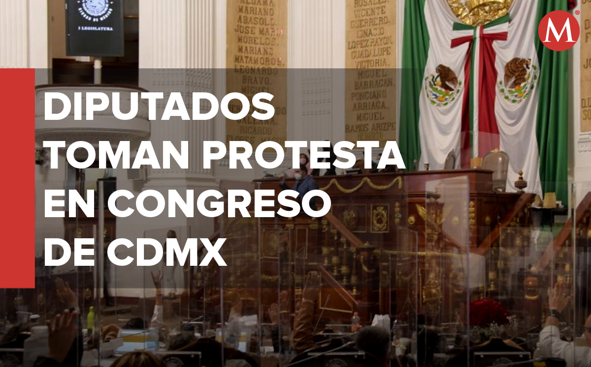 Diputados locales toman posesión en Congreso de CdMx tras elecciones. | MILENIO