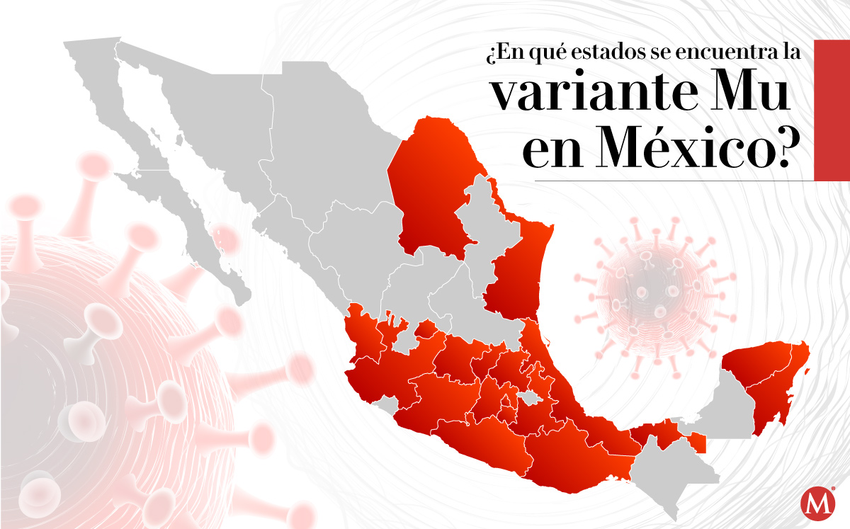 La variante Mu se encuentra en varios estados del país | Especial