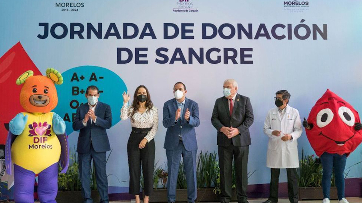 Morelos y DIF inician Jornada de Donación de Sangre