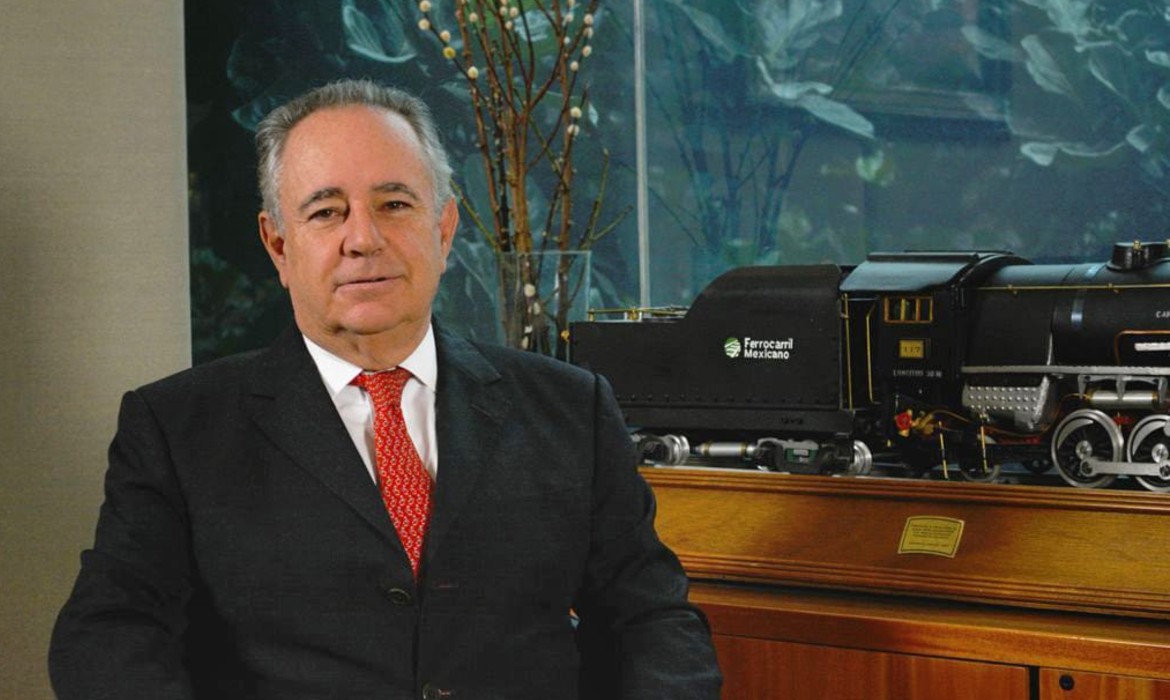 Alfredo Casar Pérez, presidente de la Asociación Mexicana de Ferrocarriles (AMF). (Especial)