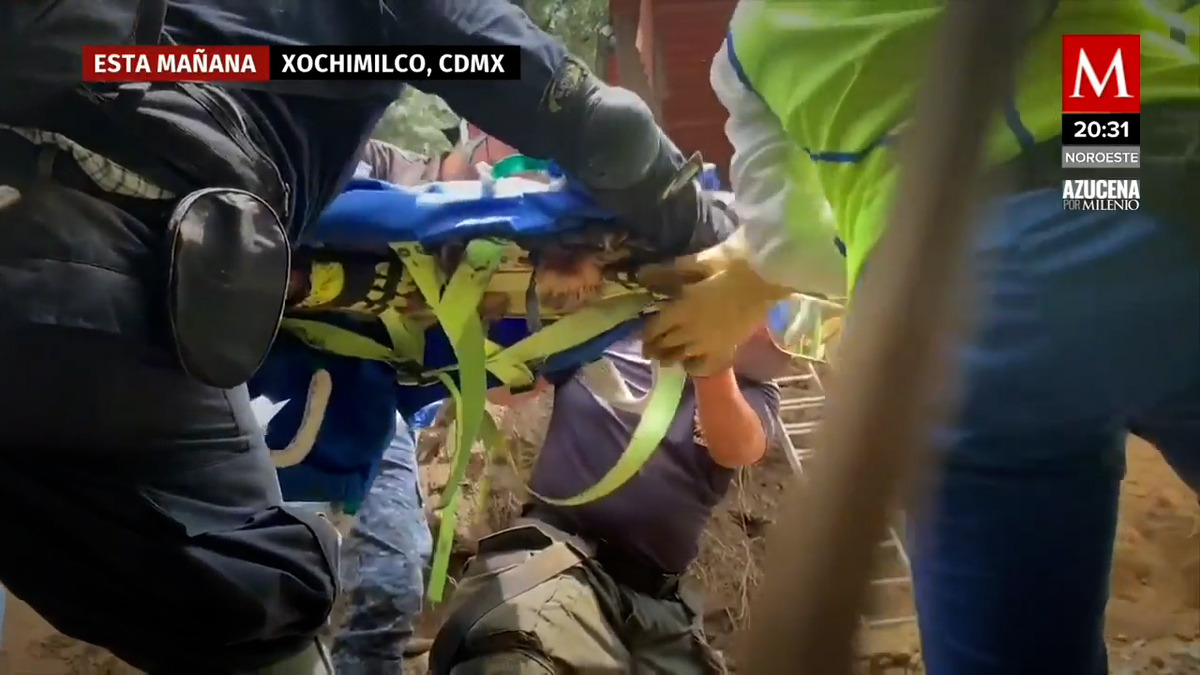 Cerro se desgaja y cae sobre albergue de perros en Xochimilco