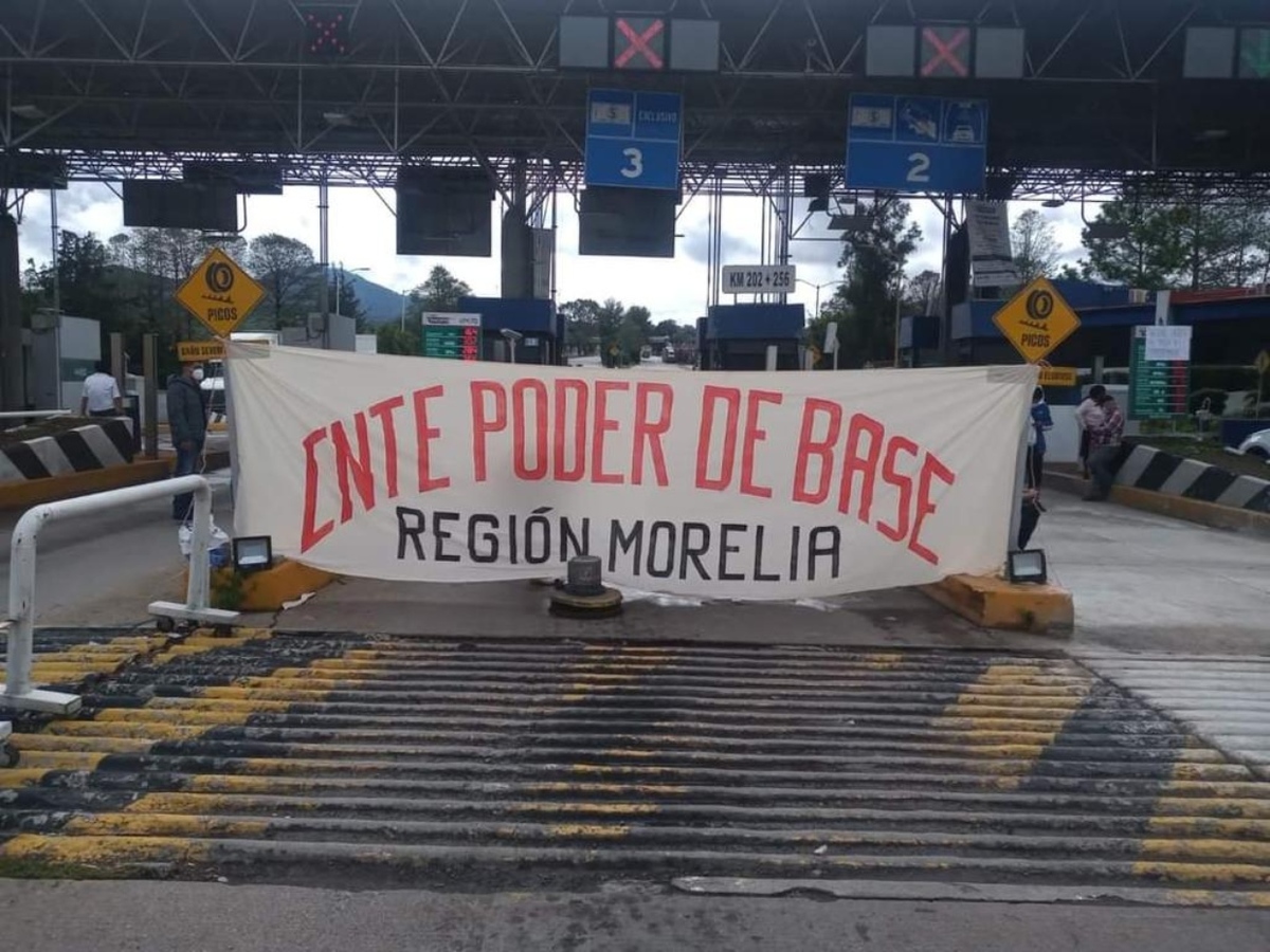 CNTE protesta por la falta de pagos del mes de agosto. | Jocelyn Estrada