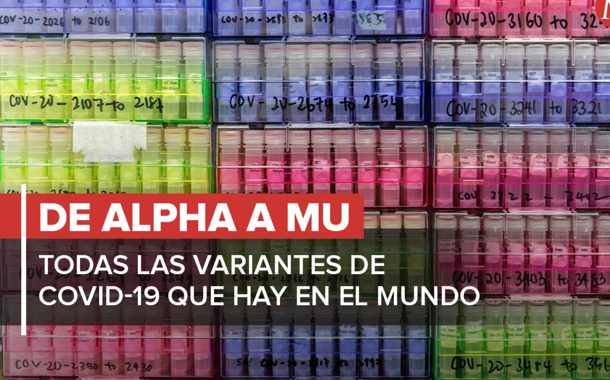 ¿Cuántas variantes de covid-19 hay en el mundo? (Especial)