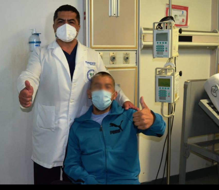 Daniel recibió trasplante de riñón. (Cortesía)