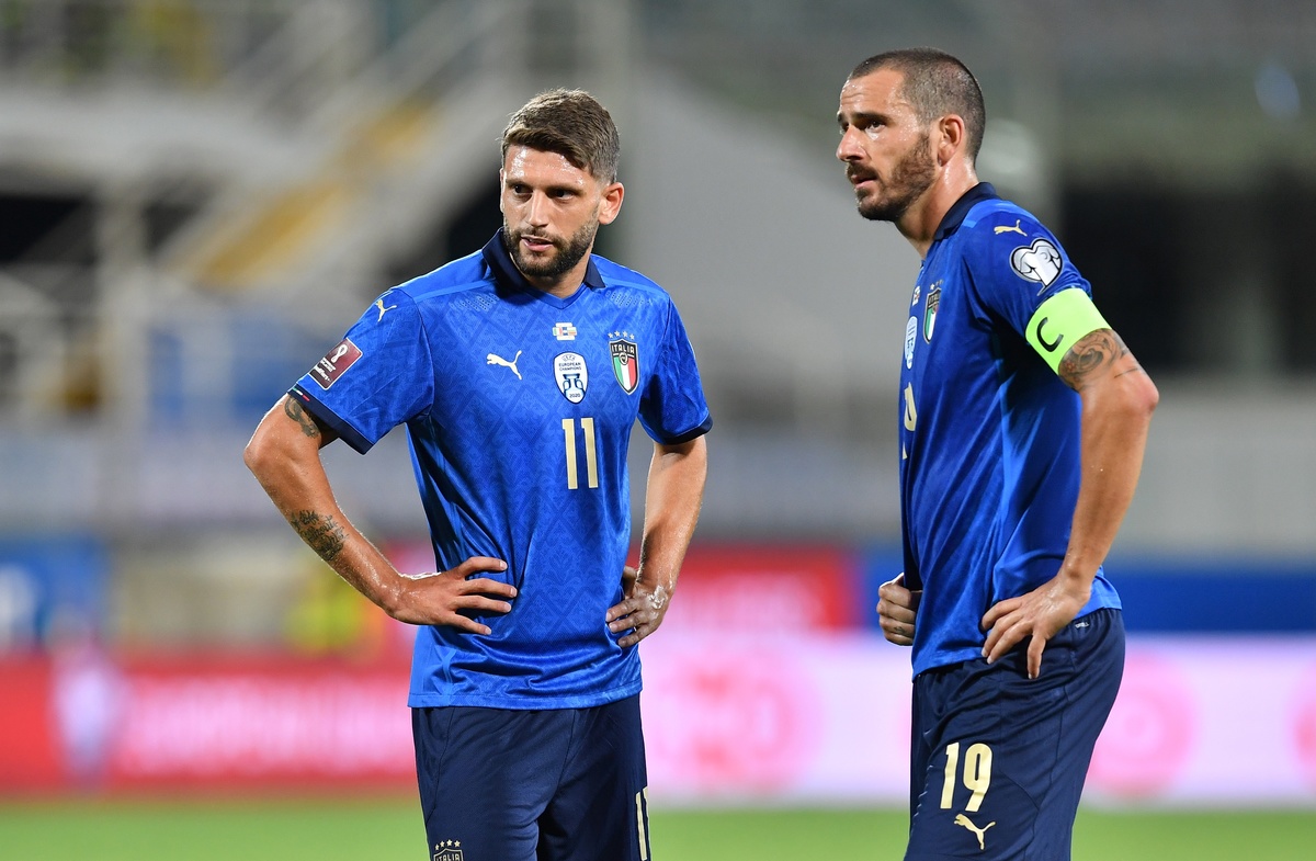 Leonardo Bonucci y Domenico Berardi de selección de Italia (Reuters)
