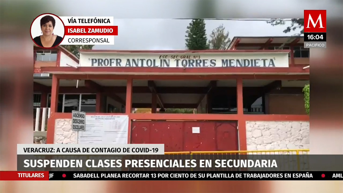 Suspenden clases en secundaria de Veracruz