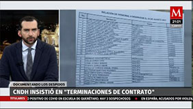CNDH insistió en "terminaciones de contrato"