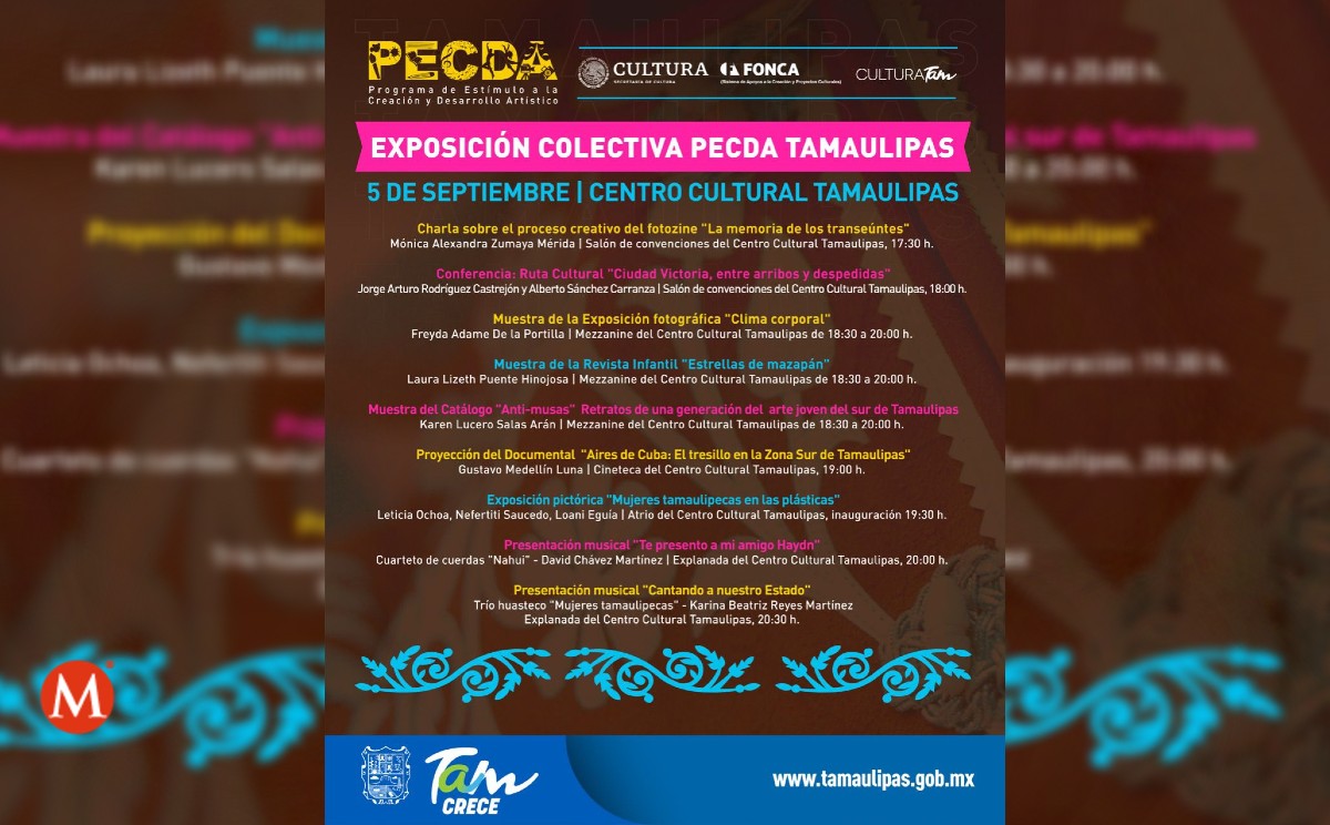 Exposición colectiva en Centro Cultural Tamaulipas