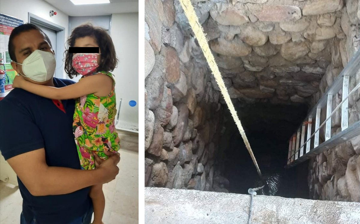 La menor sobrevivió a la caída porque sabía nadar. (Especial)