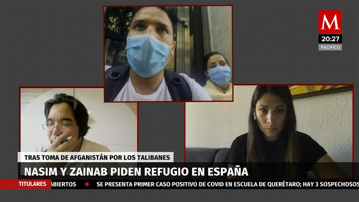 Nasim y Zainab piden refugio en España