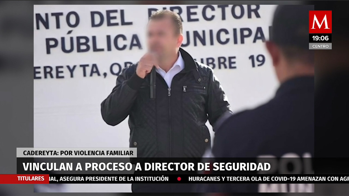 Vinculan a proceso a director de seguridad de Cadereyta