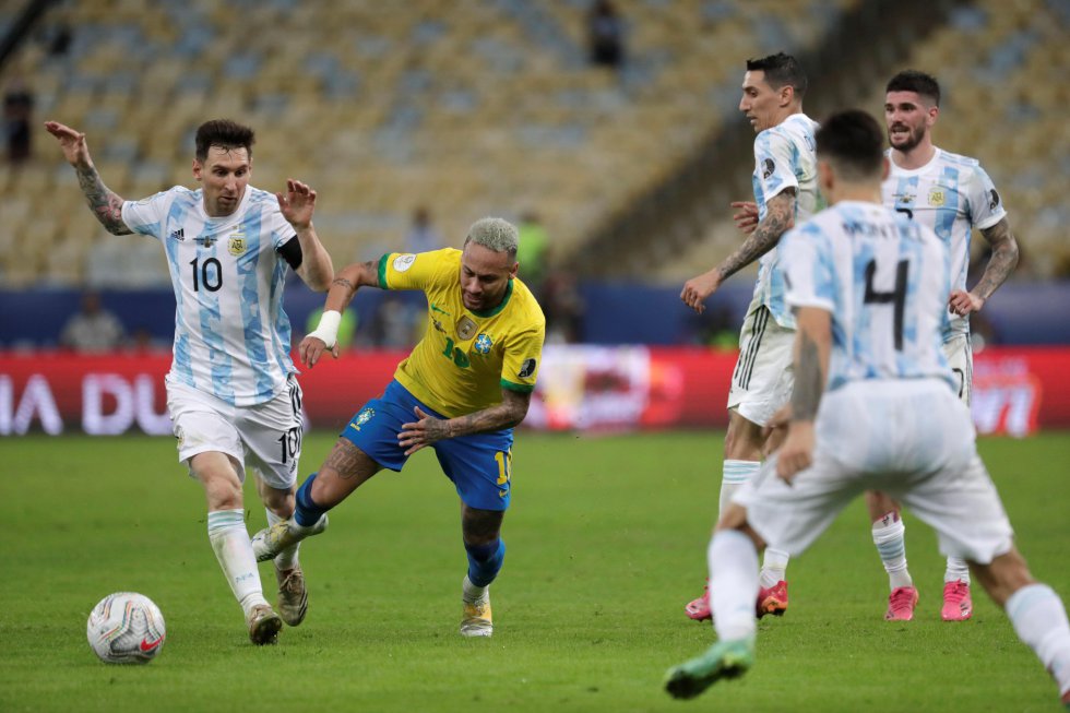 Brasil vs Argentina en final de Copa América 2021 (EFE)