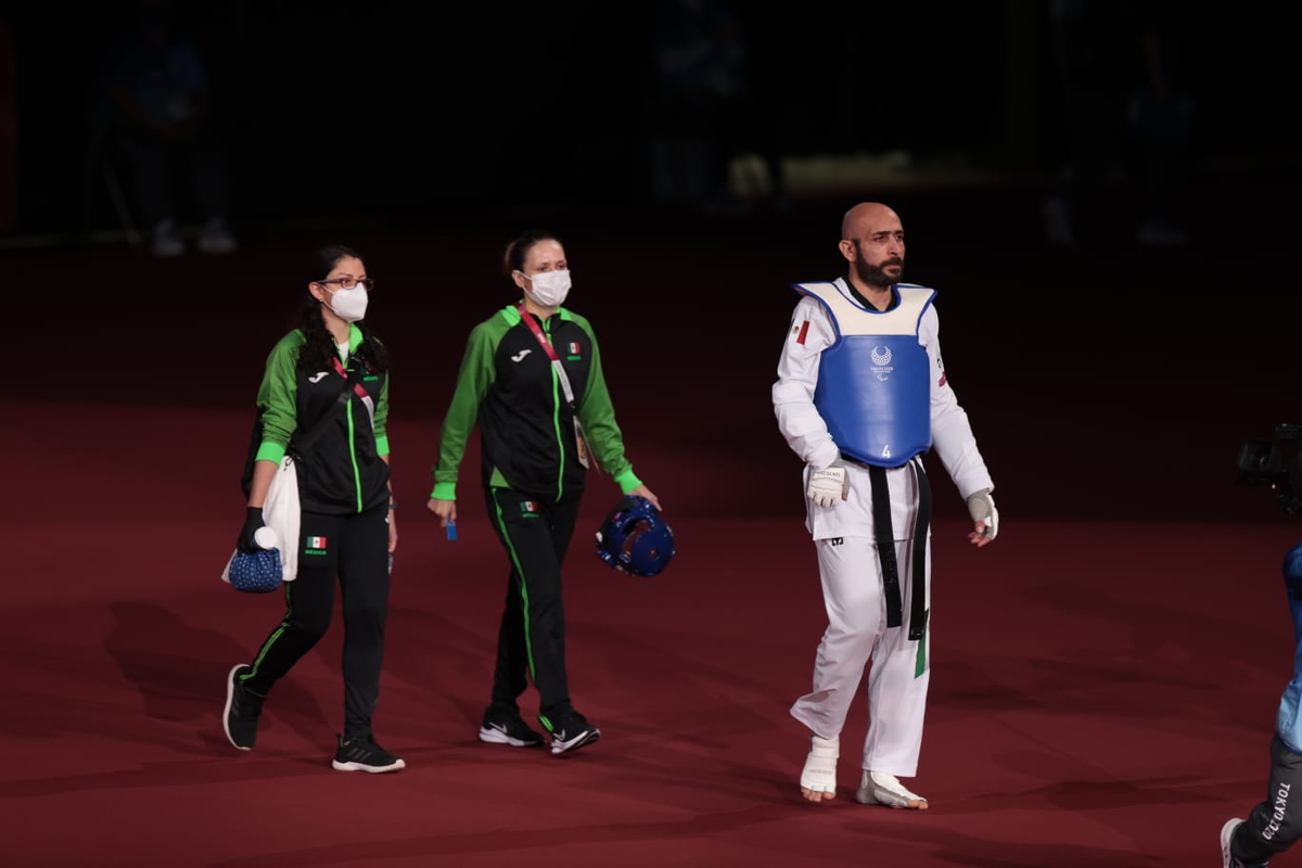 Francisco Pedroza, cuarto lugar en taekwondo en los Juegos Paralímpicos (Twitter @COPAME)