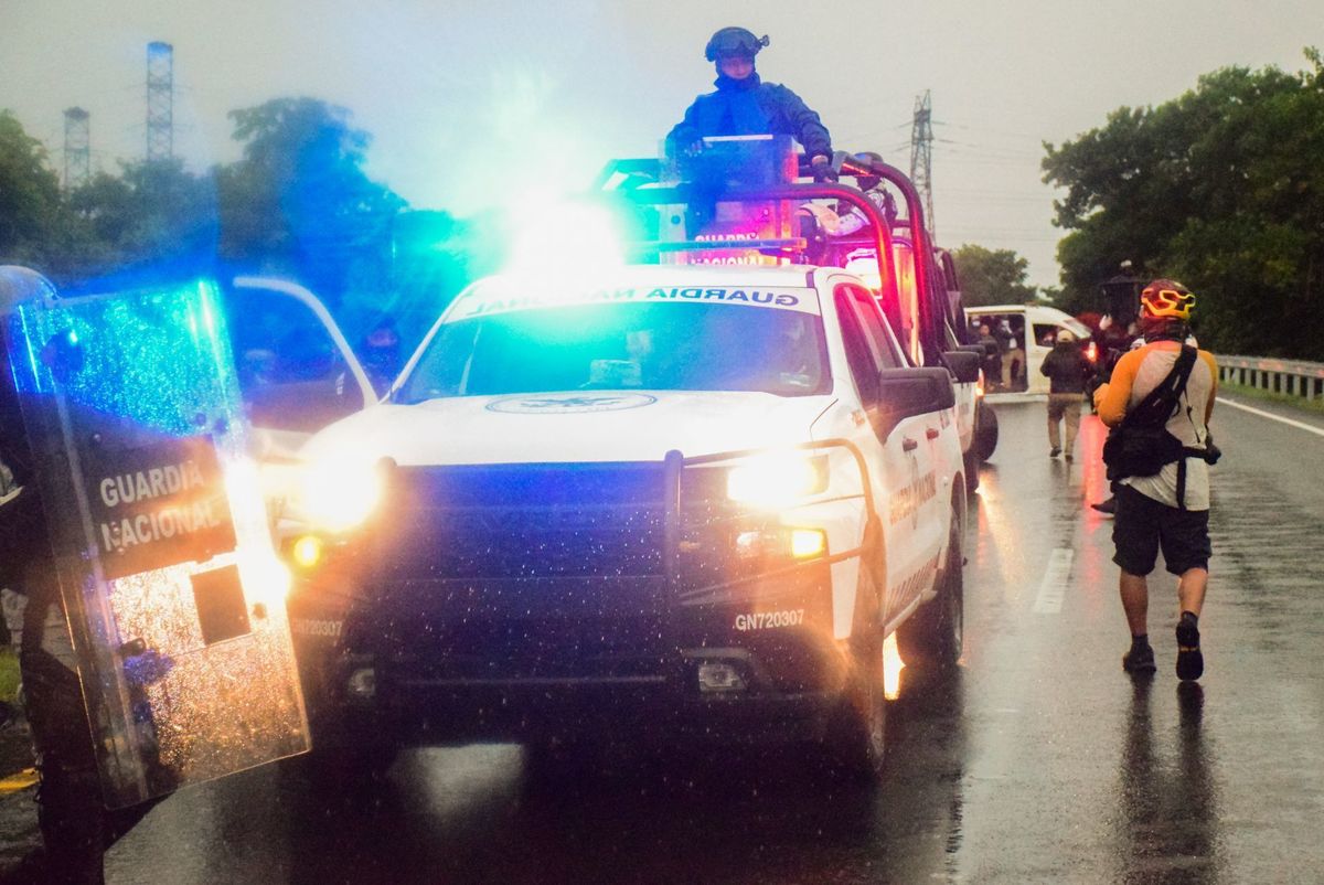 El personal de la Guardia Nacional fue liberado en Frontera Corozal, Chiapas. (Cuartoscuro)